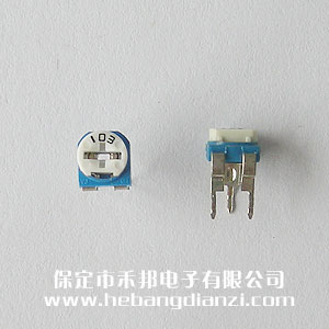103 卧式蓝白可调(diào)电阻 10K