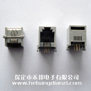 RJ11座(zuò) 4P卧式(6P4C)