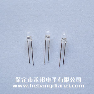 Φ3白发红 超高亮 短脚